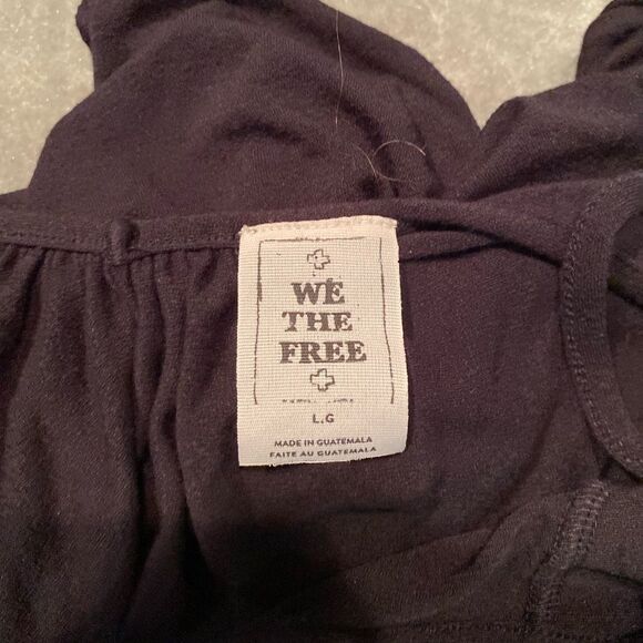 #154 WE THE FREE Black Crop Top - Picture 8 of 12